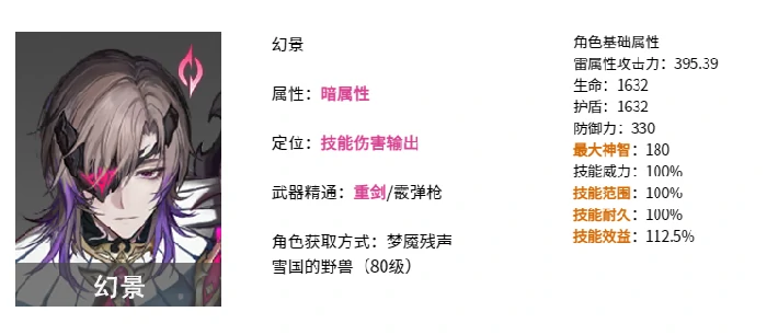 暗属性角色玩法介绍