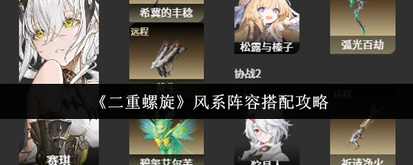 风系阵容搭配攻略