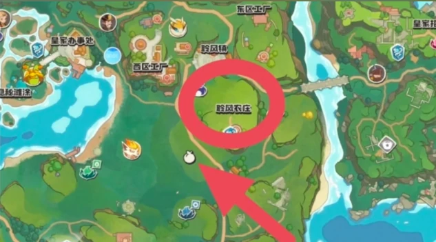 聆风镇位置一览