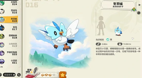 冬羽雀捕捉位置一览