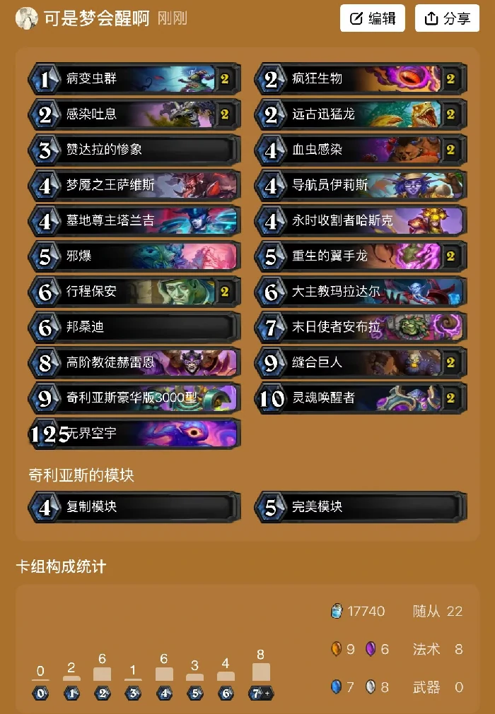 亡语节奏DK卡组攻略