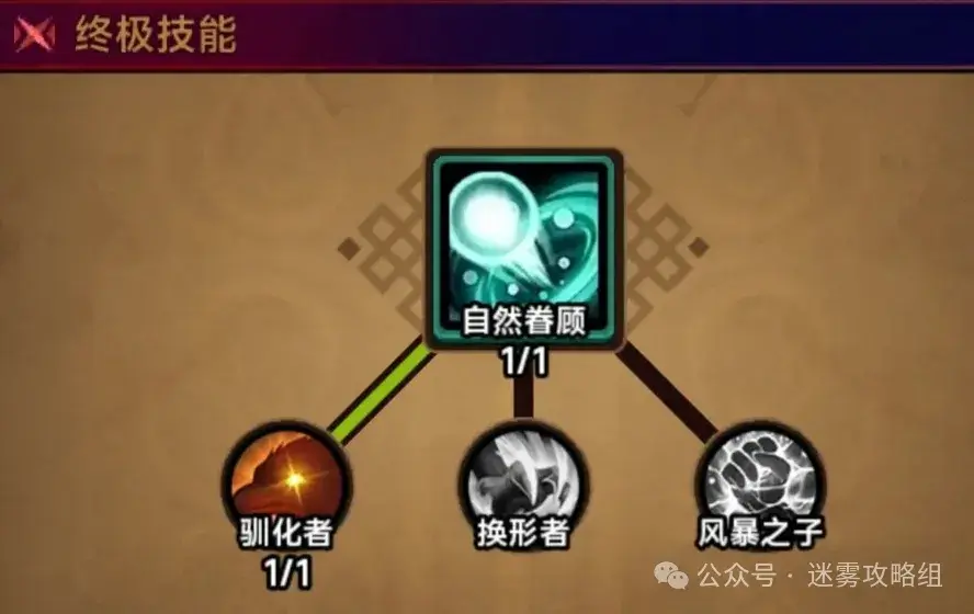 迷雾大陆S4德鲁伊毒蜘蛛bd,迷雾大陆S4德鲁伊毕业模板