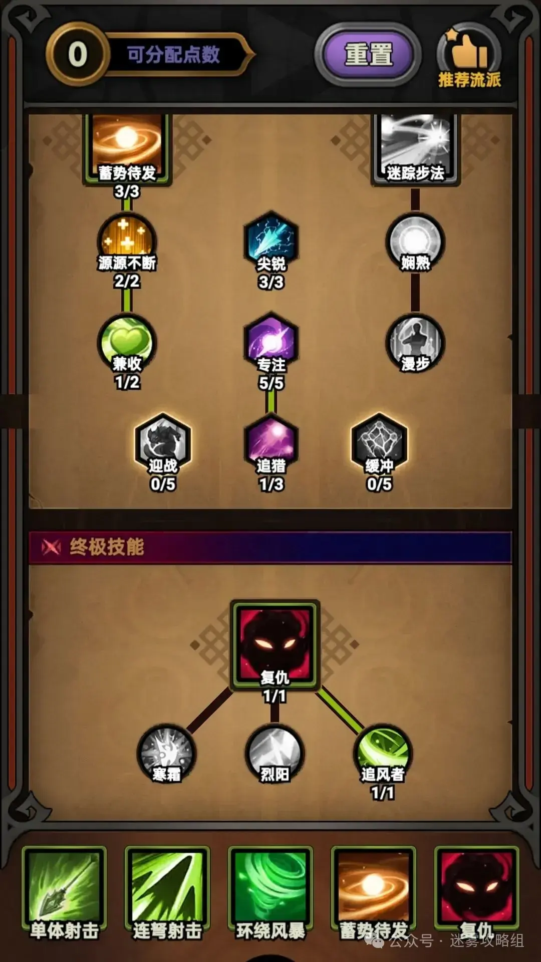 迷雾大陆S3游侠最强流派,迷雾大陆S3游侠bd推荐