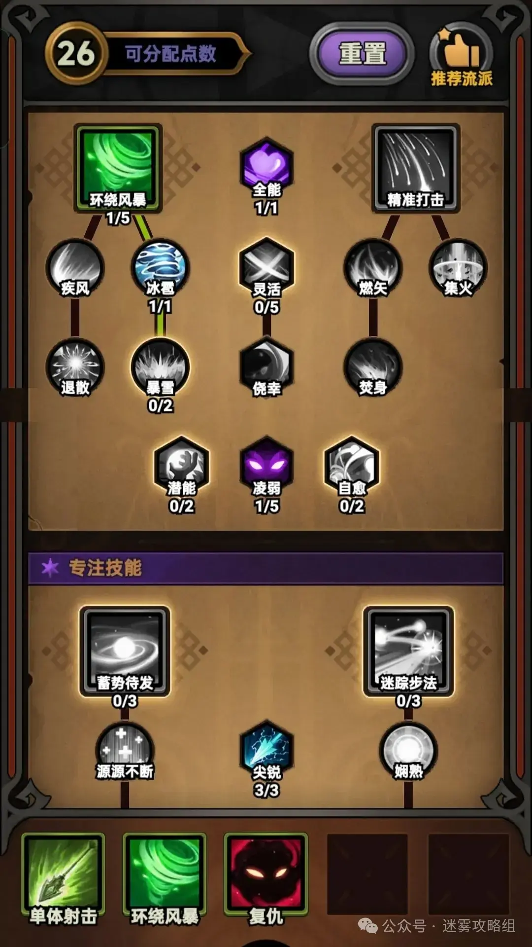 迷雾大陆S3游侠最强流派,迷雾大陆S3游侠bd推荐
