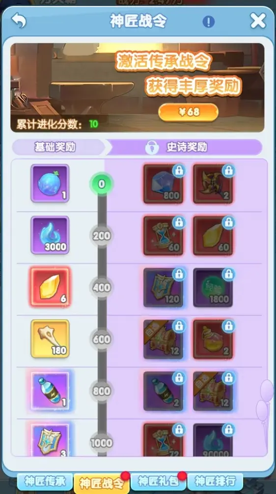 灵魂序章神匠传承活动玩法,灵魂序章神匠传承活动奖励