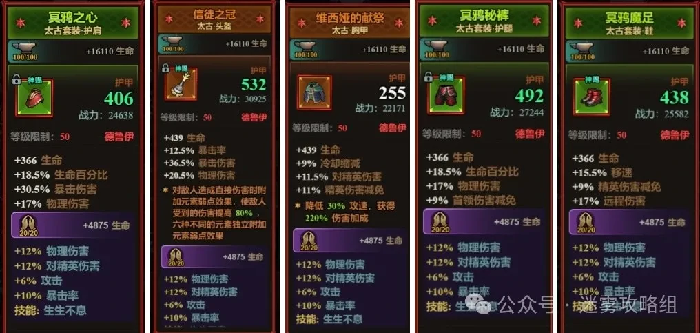 迷雾大陆S6最强BD推荐,迷雾大陆S6各职业最强BD