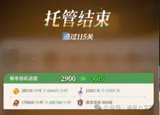 装备培养界面展示