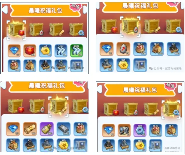无尽冬日曙光市集,曙光市集礼包买哪个