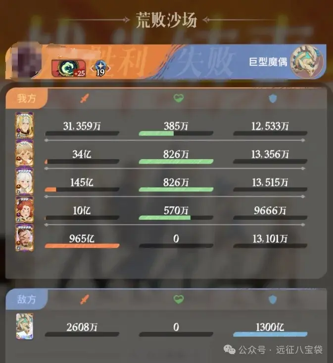 剑与远征启程荒败沙场巨型魔偶,荒败沙场巨型魔偶阵容攻略