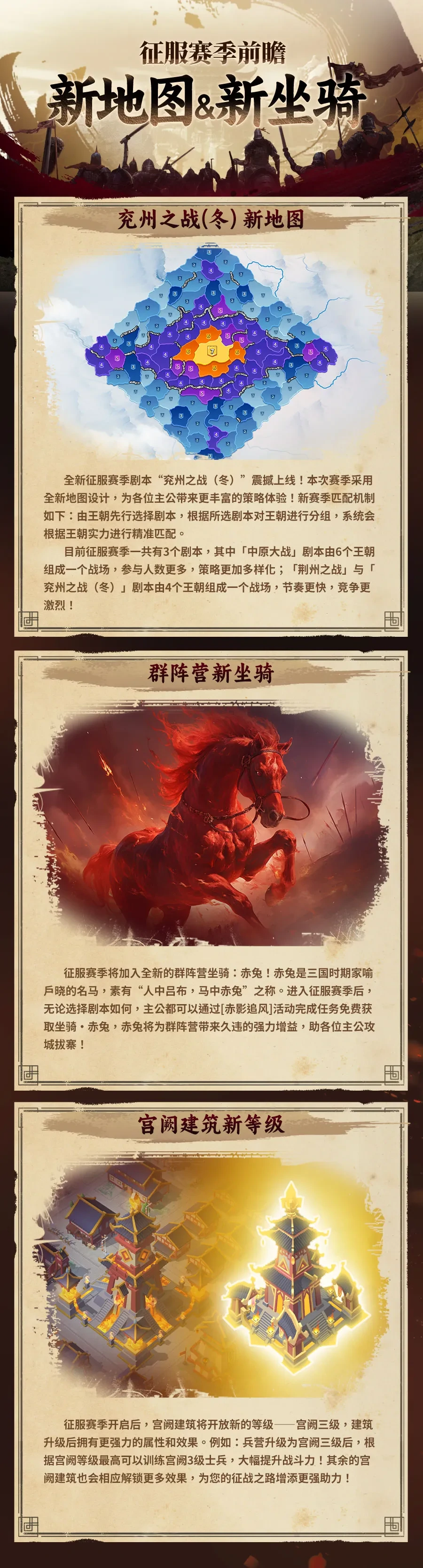 三国冰河时代征服赛季前瞻,三国冰河时代征服赛季爆料