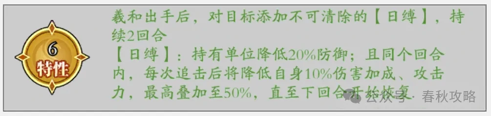 春秋玄奇羲和强度,春秋玄奇新古帝羲和