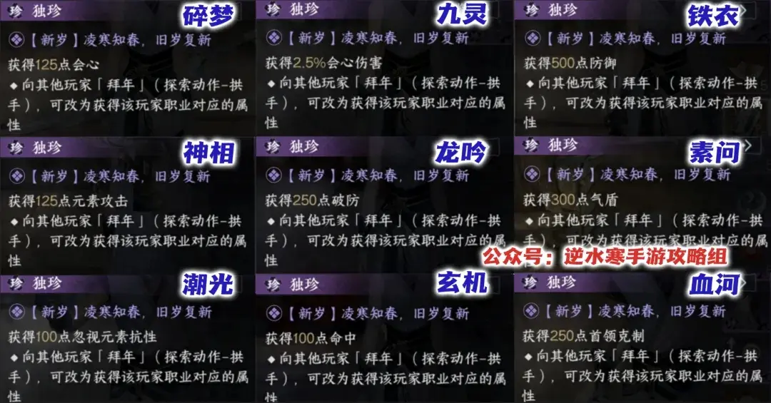 逆水寒手游新岁一枝春,新岁一枝春和藤纹太刀哪个好