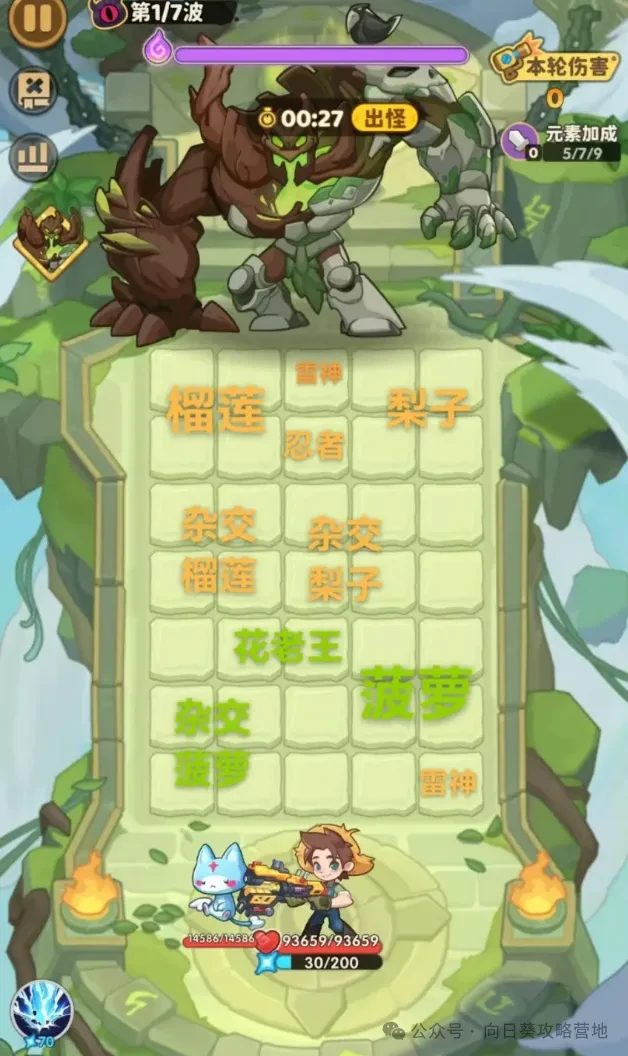 保卫向日葵虚空之境阵容,保卫向日葵虚空之境攻略