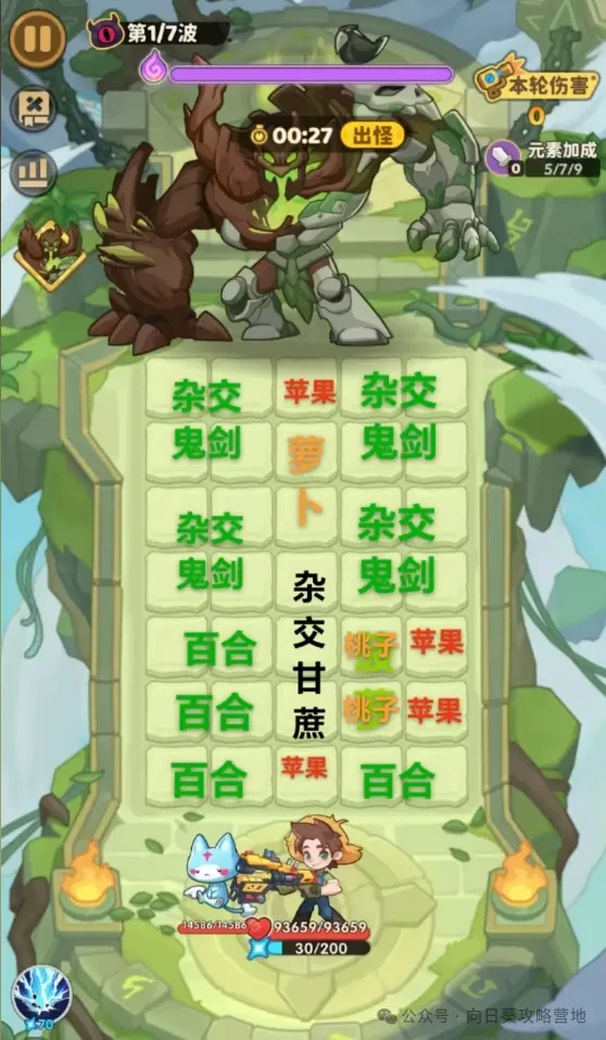 保卫向日葵虚空之境阵容,保卫向日葵虚空之境攻略