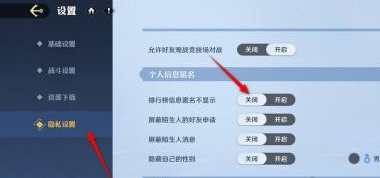 航海王壮志雄心排行榜信息怎么隐藏,航海王壮志雄心排行榜信息匿名不显示方法