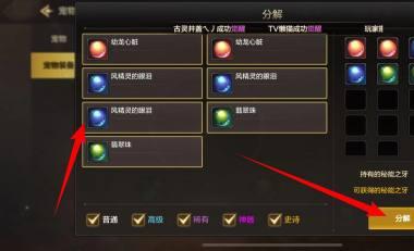 dnf手游宠物装备怎么分解,dnf手游宠物装备分解攻略,dnf手游