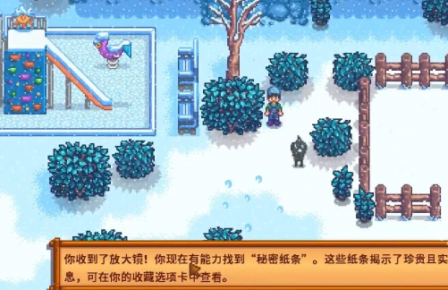 星露谷物语冬日谜团放大镜有什么用,星露谷物语冬日谜团放大镜作用解析