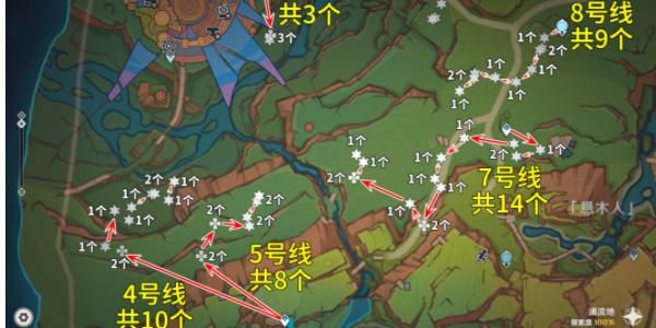 原神颗粒果在哪采集,原神颗粒果采集路线介绍,原神