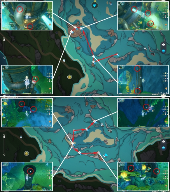原神4.7幽光星星怎么采,原神幽光星星采集路线推荐,原神