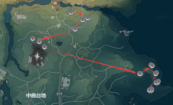 鸣潮红针晶簇怎么采集,鸣潮红针晶簇采集路线分享,鸣潮