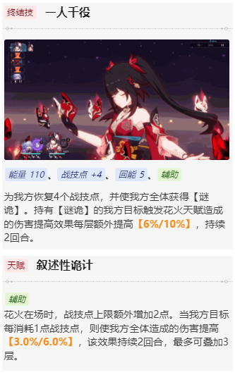崩坏星穹铁道花火值得培养吗,崩坏星穹铁道花火技能解析及养成建议,星穹铁道