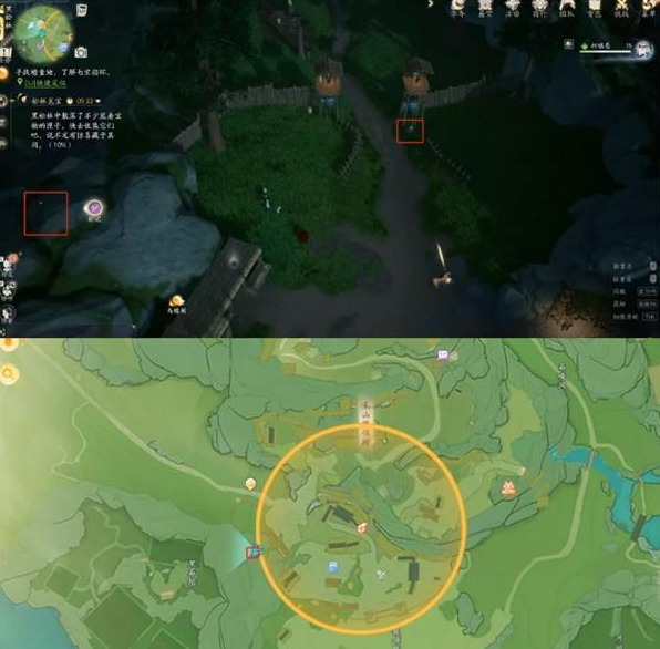 射雕手游黑松林搜奇宝藏图在哪,射雕手游黑松林搜奇宝藏图位置攻略,射雕