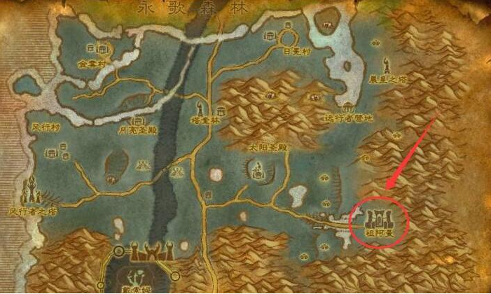 魔兽世界祖阿曼在哪个地图,魔兽世界祖阿曼副本位置介绍,魔兽世界