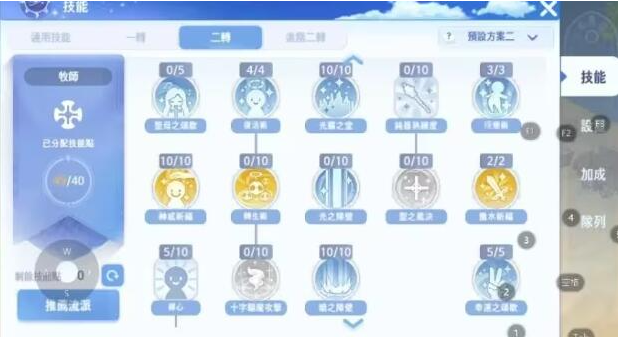 仙境传说爱如初见牧师怎么加点,仙境传说爱如初见牧师技能加点方案推荐