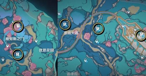 原神4.6版本阴间宝箱位置大全,4.6全阴间宝箱位置分布图一览,原神