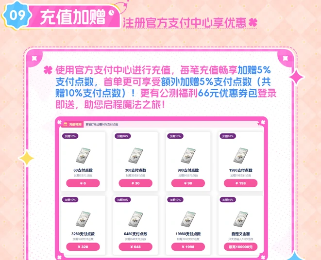 黑色四叶草魔法帝之道公测福利一览