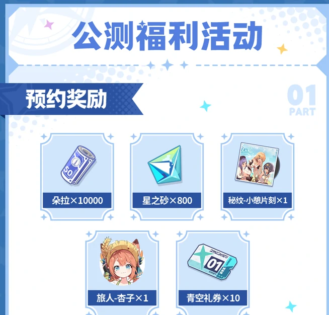 星塔旅人公测福利一览