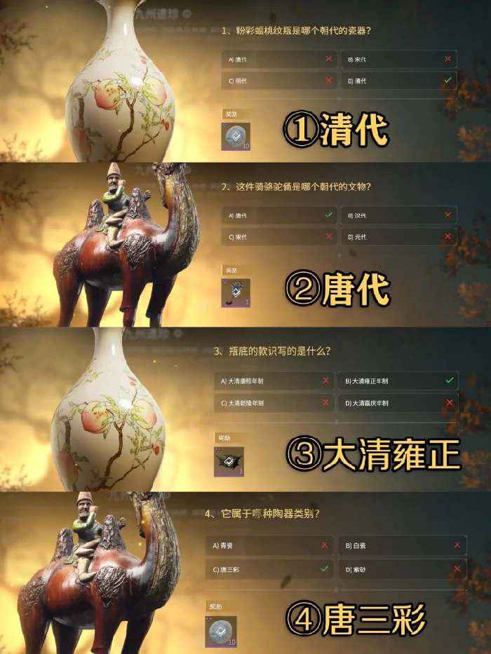 永劫无间九州遗珍丝绸之路答案汇总