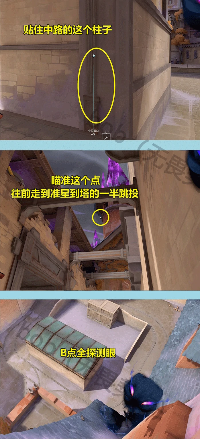 无畏契约盐海矿镇黑梦防守点位教学