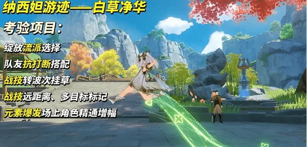 原神纳西妲的绘想游迹挑战关卡怎么通关