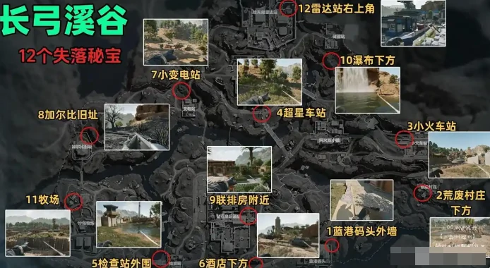 三角洲行动长弓溪谷8月宝藏点位大全