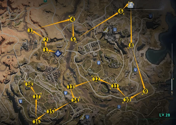 七日世界铁锈河宝箱位置大全