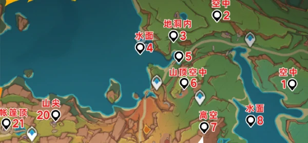 原神5.5火神瞳位置大全