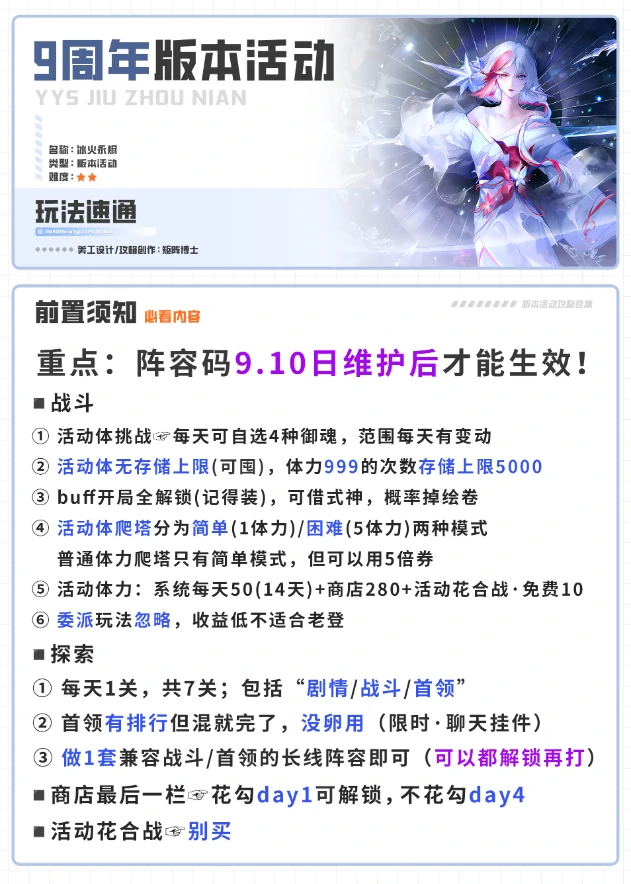 阴阳师周年庆玩法阵容速通攻略附阵容码