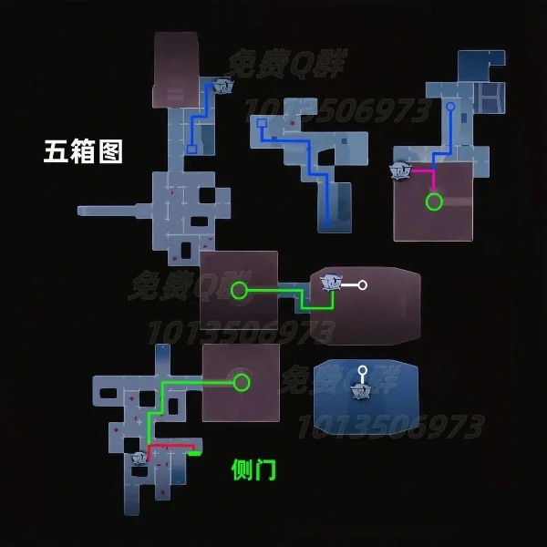 超自然行动组昆仑秘境极限侧门在下全地图小抄