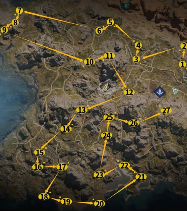 七日世界垩峰山宝箱位置大全