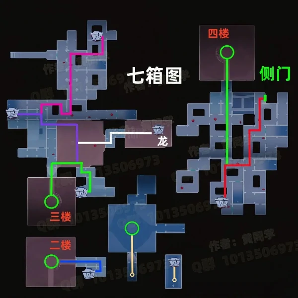 超自然行动组昆仑秘境极限侧门在右全地图小抄