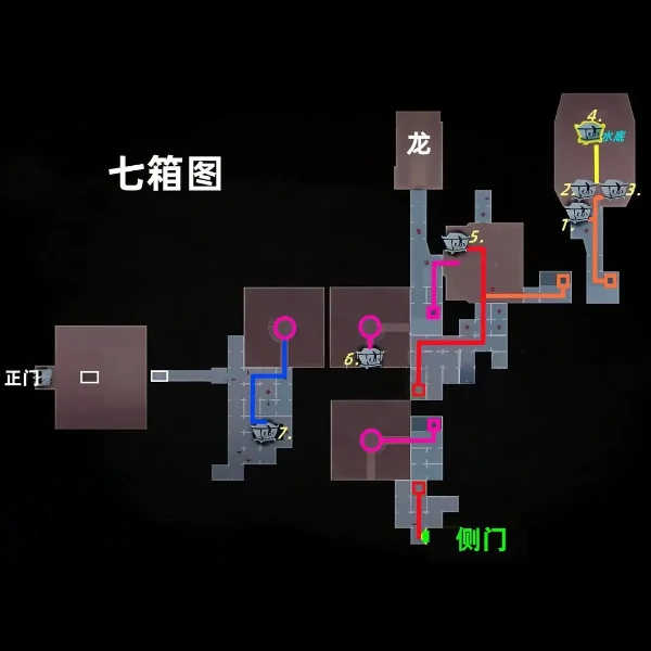 超自然行动组昆仑秘境极限侧门在右全地图小抄