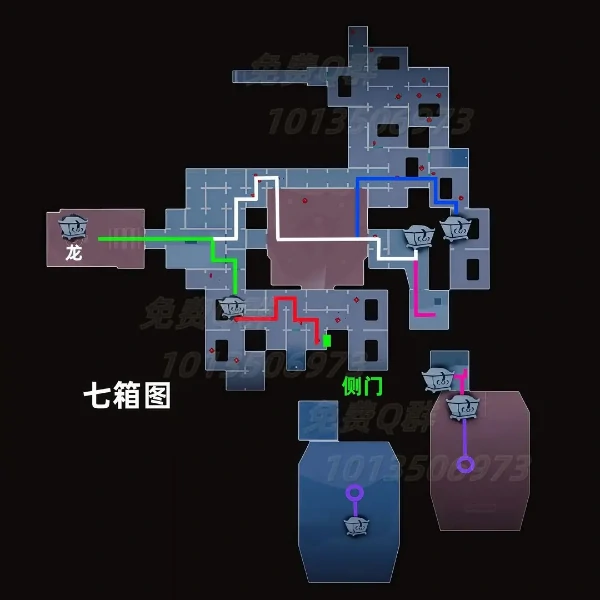 超自然行动组昆仑秘境极限侧门在右全地图小抄