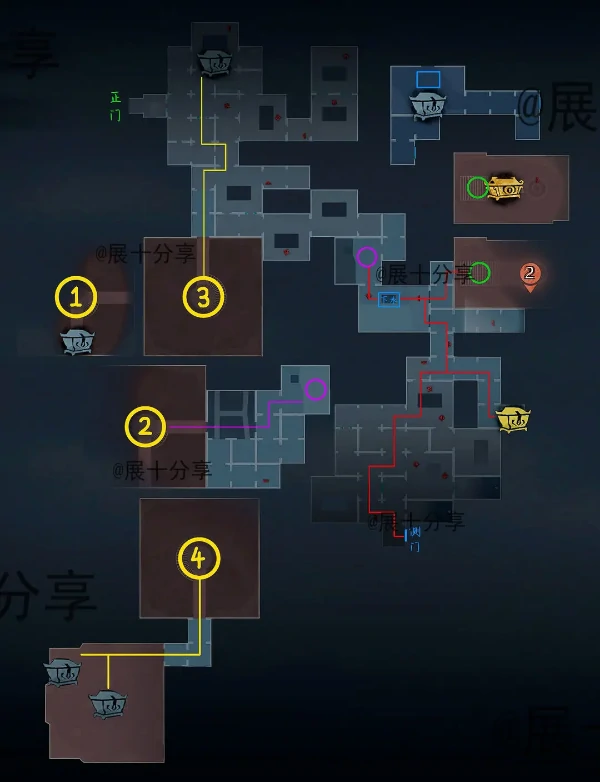 超自然行动组昆仑秘境极限侧门在右全地图小抄