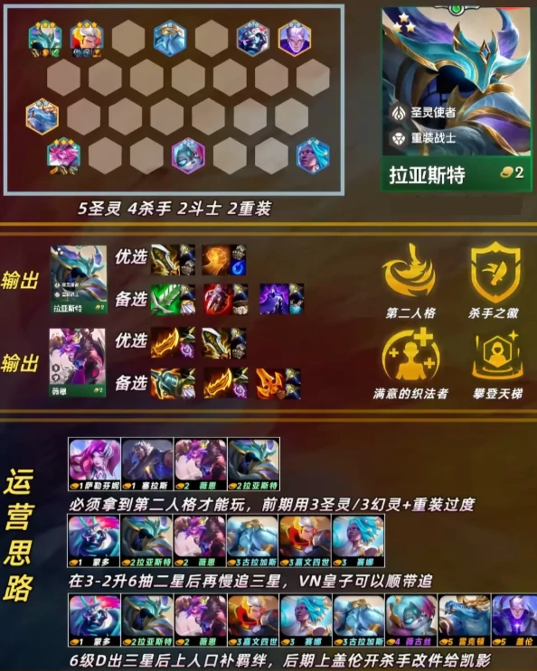 金铲铲凯影专属强化第二人格怎么玩（一图流教学）