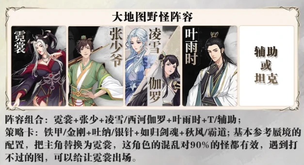 对决剑之川T0配队阵容推荐