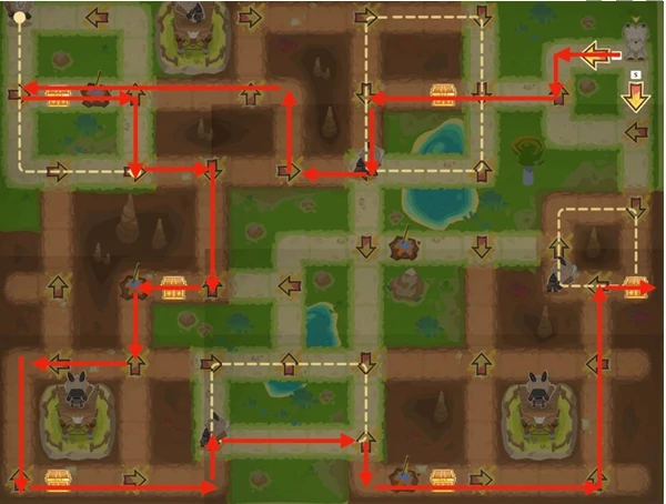 原神荣花竞捷之争龙龙寻宝第6关怎样通关