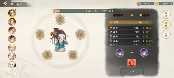 华夏绘世录名士升星攻略