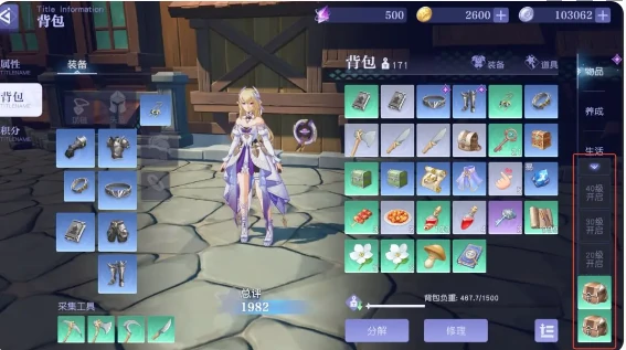 悠星大陆背包制作方法