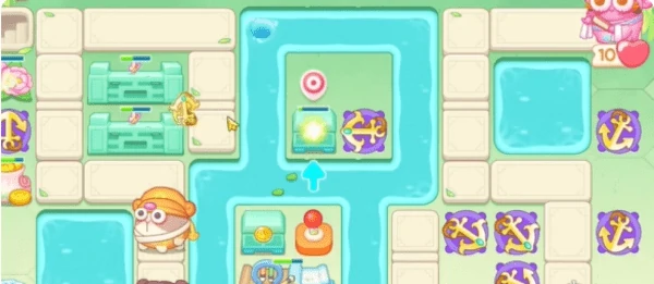 保卫萝卜4梁波波与祝秋秋第108关通关攻略